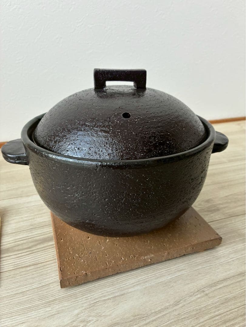 土鍋　　長谷園　伊賀焼ご飯炊き名人『かまどさん』三合炊き