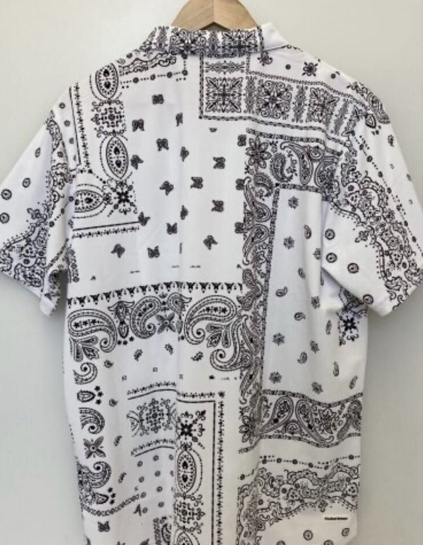 F.C.Real Bristol NEW ERA ペイズリー ポロシャツ 白