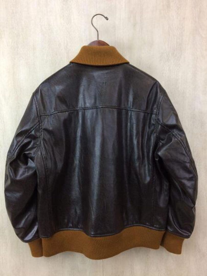 needles 18aw フェイクレザー　G1ジャケット　ブラウン