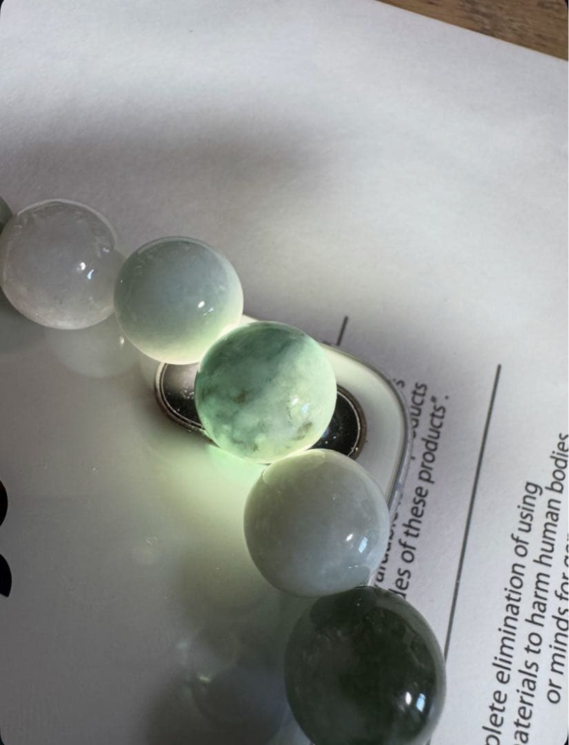 最高級糸魚川翡翠　約13mm