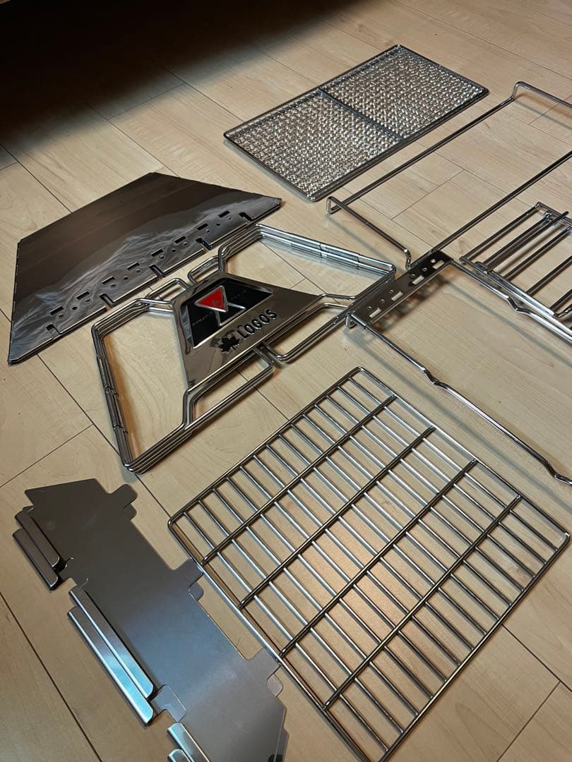 LOGOS 焚き火台 Lサイズ 収納バッグ付き