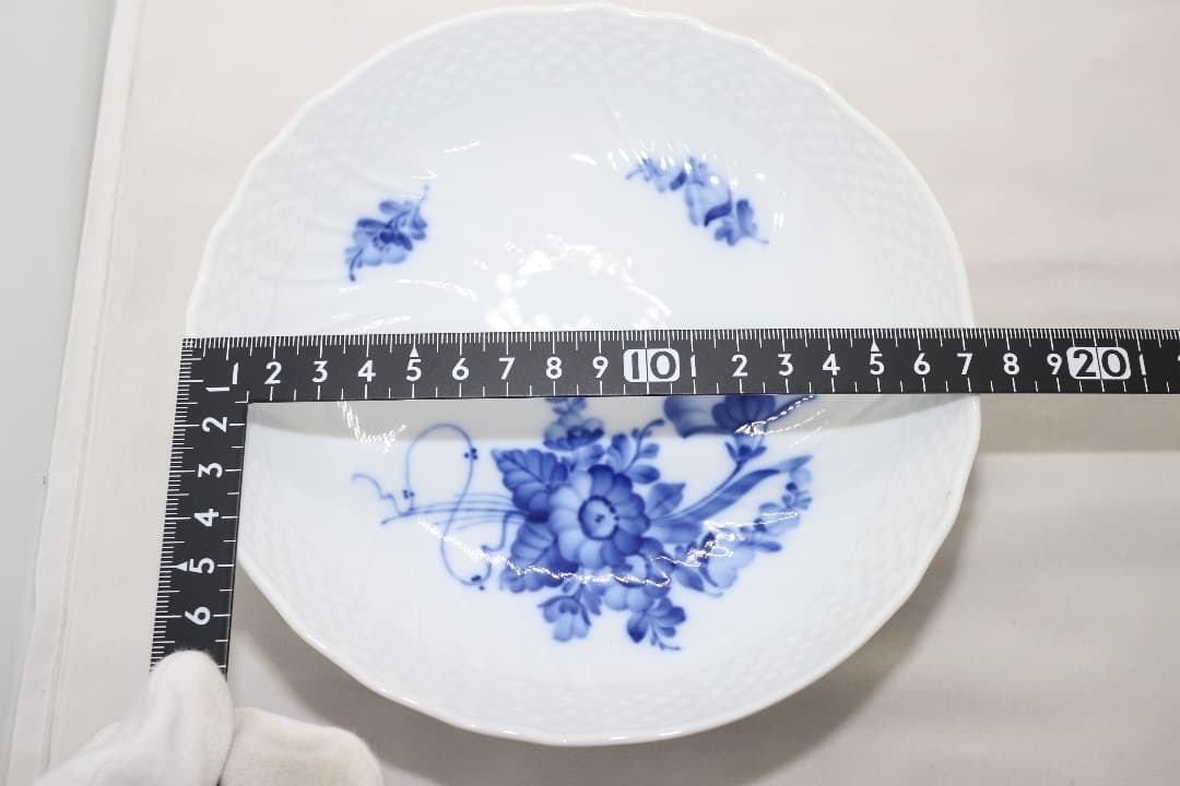 ロイヤル・コペンハーゲン ブルーフラワー 脚付 ケーキディッシュ コンポート
