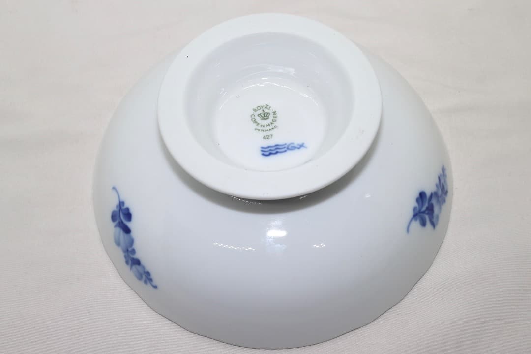 ロイヤル・コペンハーゲン ブルーフラワー 脚付 ケーキディッシュ コンポート