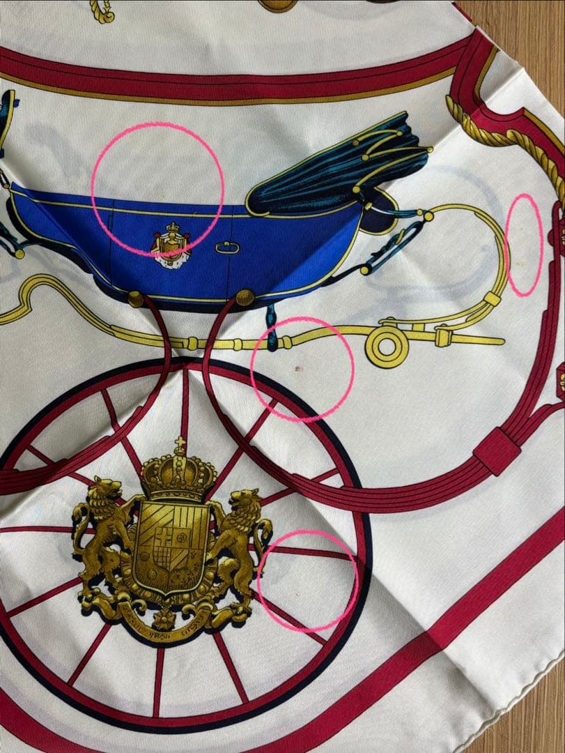 HERMES エルメス カレ90 スプリングス SPRINGS スカーフ タグ有