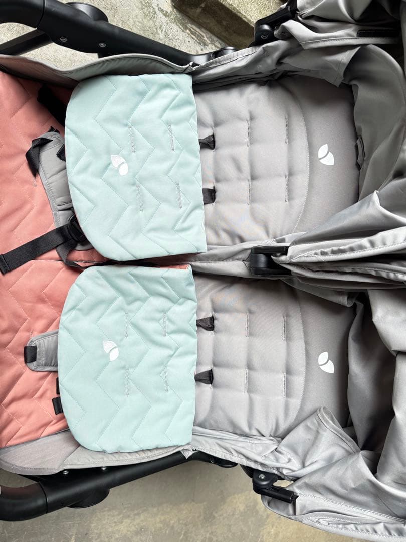 Joie ダブルベビーカー グレー・ピンク