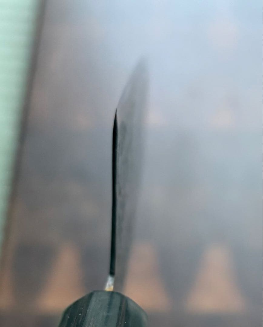 備中打刃物　武田刃物　AS 新見　松水　牛刀　180mm 包丁　青紙スーパー