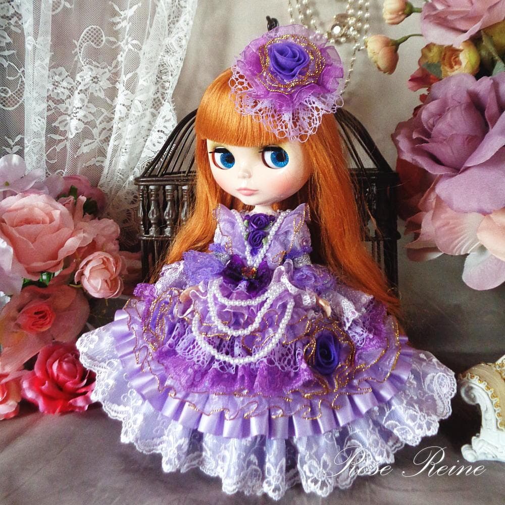 ★初売りセール ロリータロマンス アメジストフェアリーグラデーションドールドレス