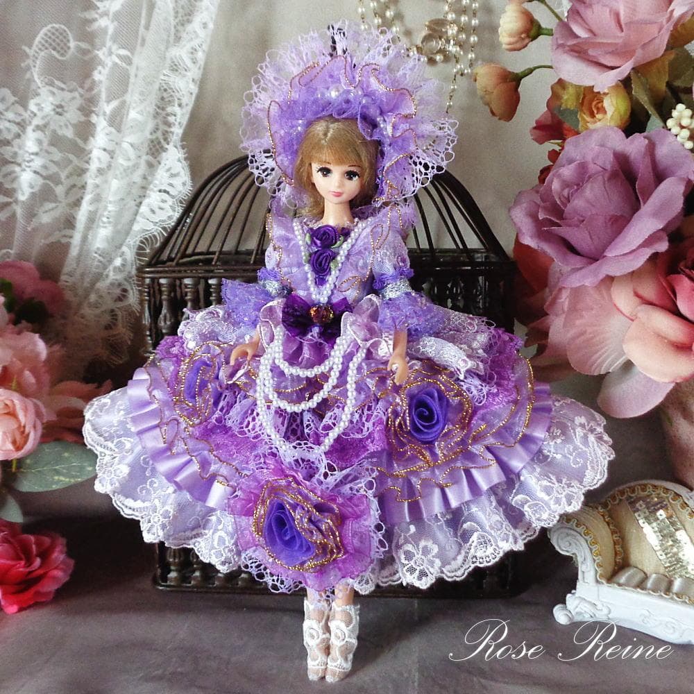 ★初売りセール ロリータロマンス アメジストフェアリーグラデーションドールドレス