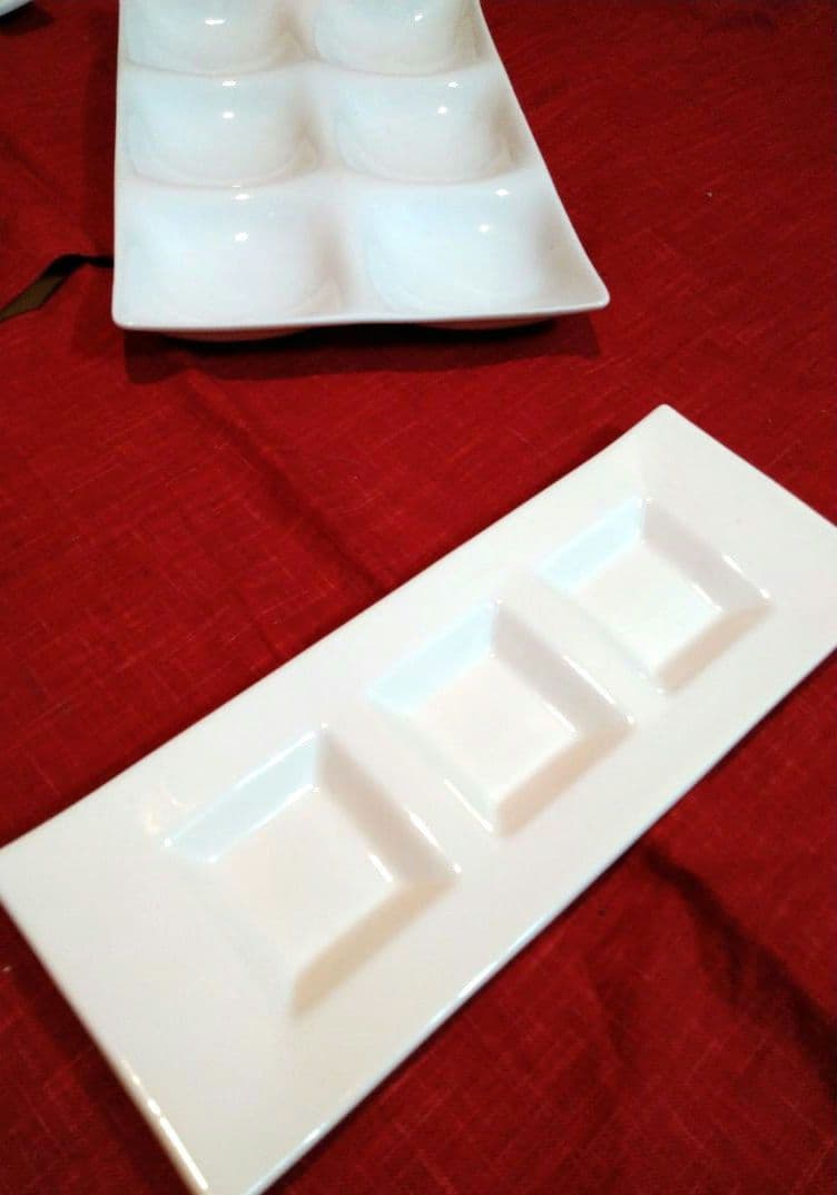 パーティー用♥九谷焼 司峰作３盛皿♦グッドデザイン・プレート賞受賞６・９盛皿5皿