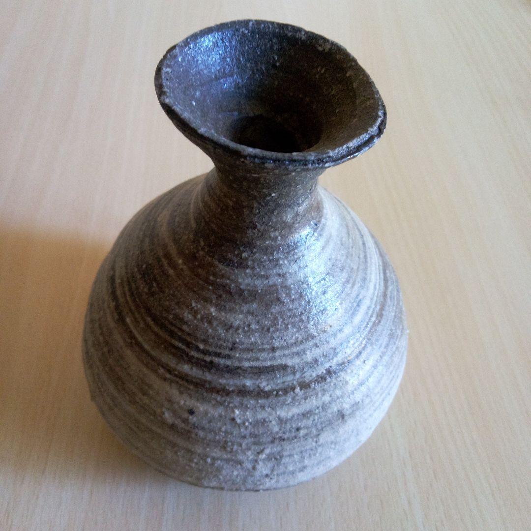 刷毛目徳利　常滑明窯・加藤嘉明作