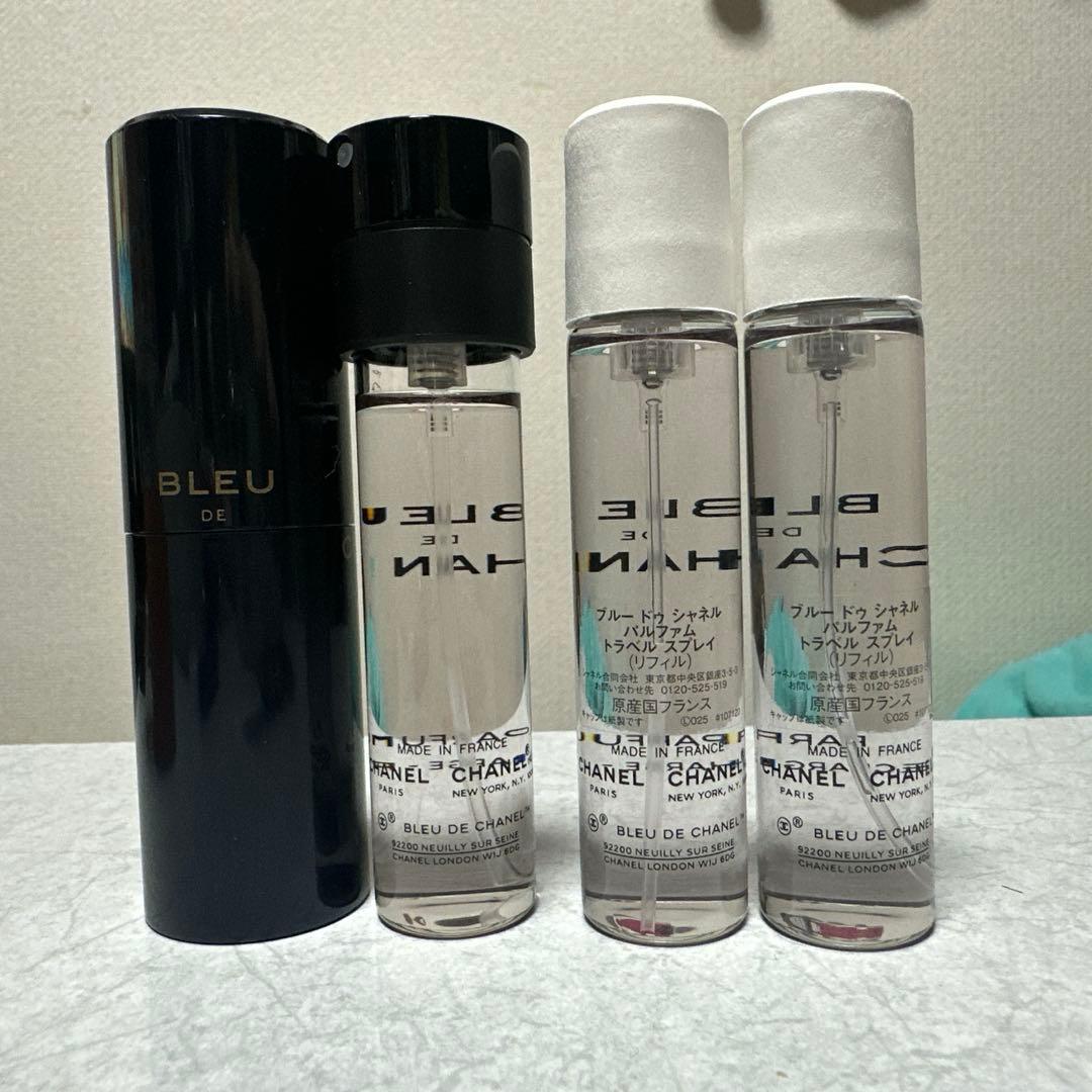 ブルードゥシャネル　パルファム　トラベルスプレイ　CHANEL 香水