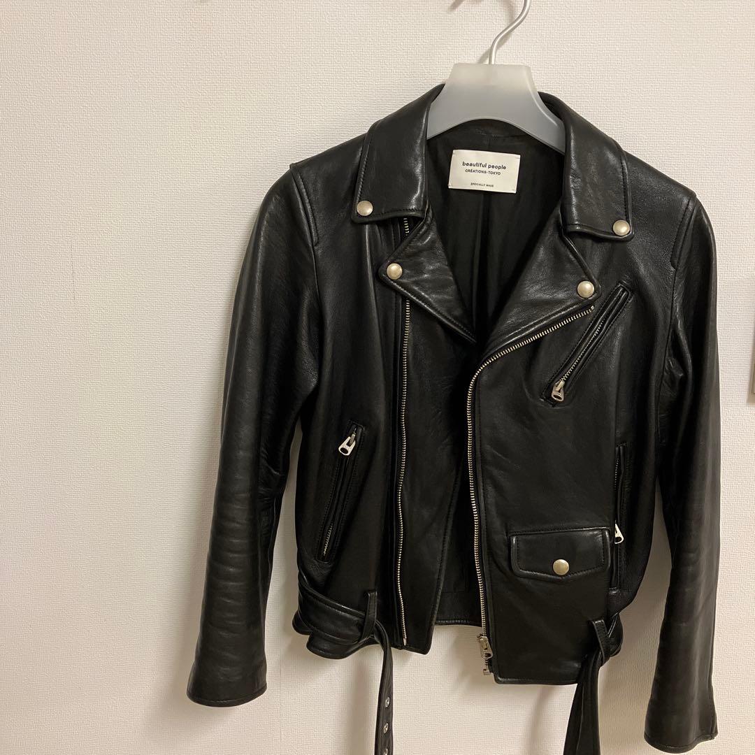 beautiful people レザージャケット サイズ150