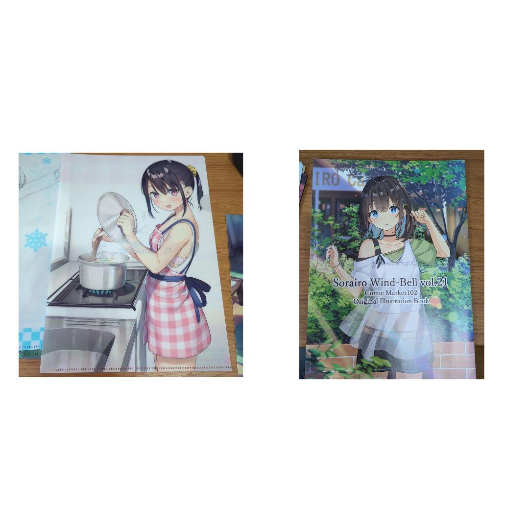 絵師 直筆サイン入り画集クリアファイル 画集 ポストカード タペストリーなど