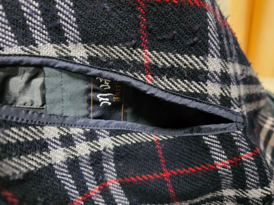 バーバリー ネイビー ステンカラーコート　美品　y57