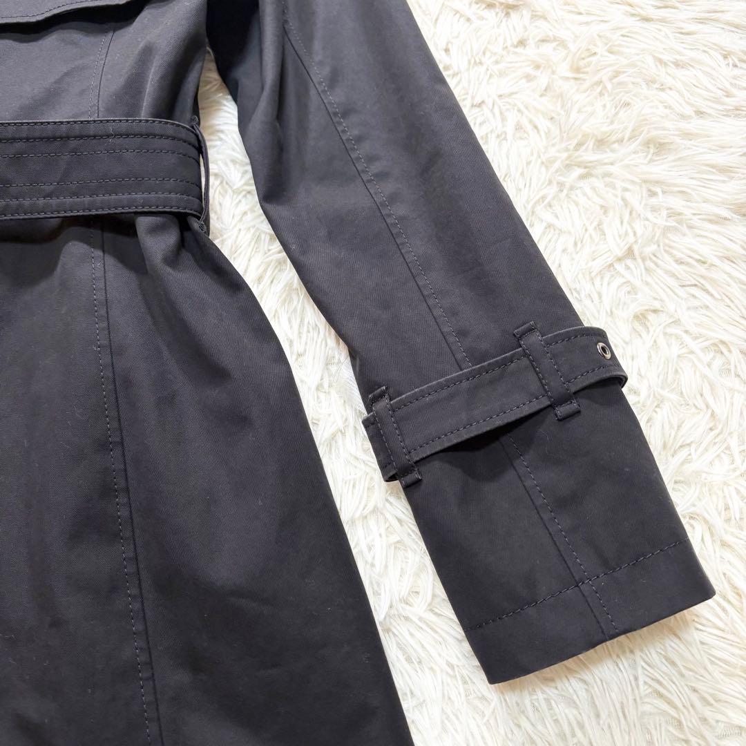 ✨高級感✨バーバリー　ライナー付き　トレンチコート　ノバチェック　ブラック　38