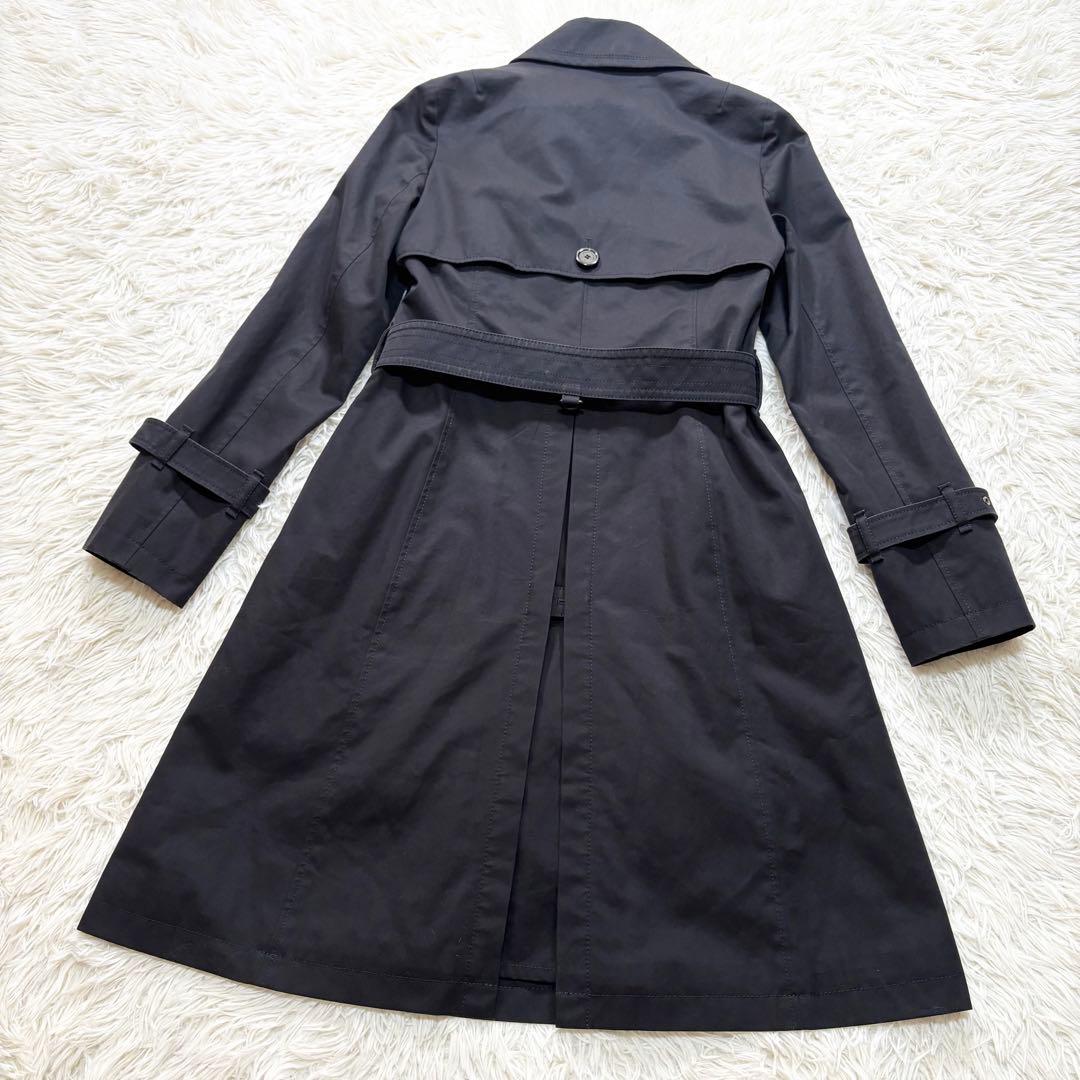 ✨高級感✨バーバリー　ライナー付き　トレンチコート　ノバチェック　ブラック　38