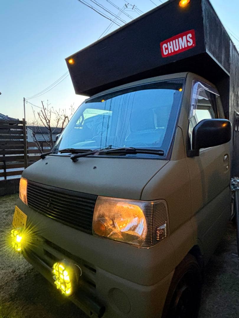 エンジンリフレッシュ済トラキャン5速マニュアル4WD移動販売車キッチンカー軽トラ