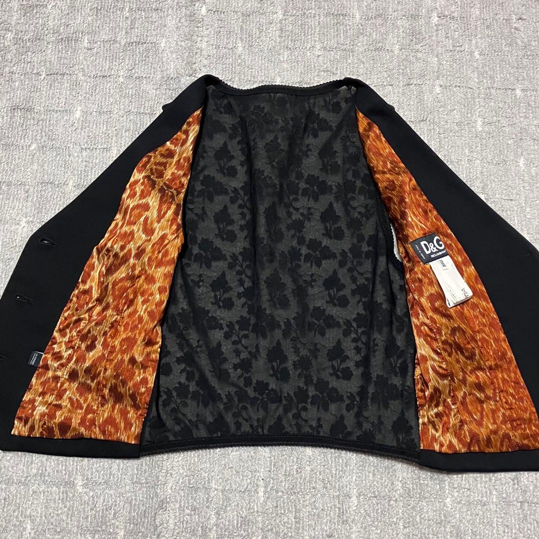 ドルチェ&ガッバーナ［セットアップ］スリーピース　スーツ　レオパード　サイズ40