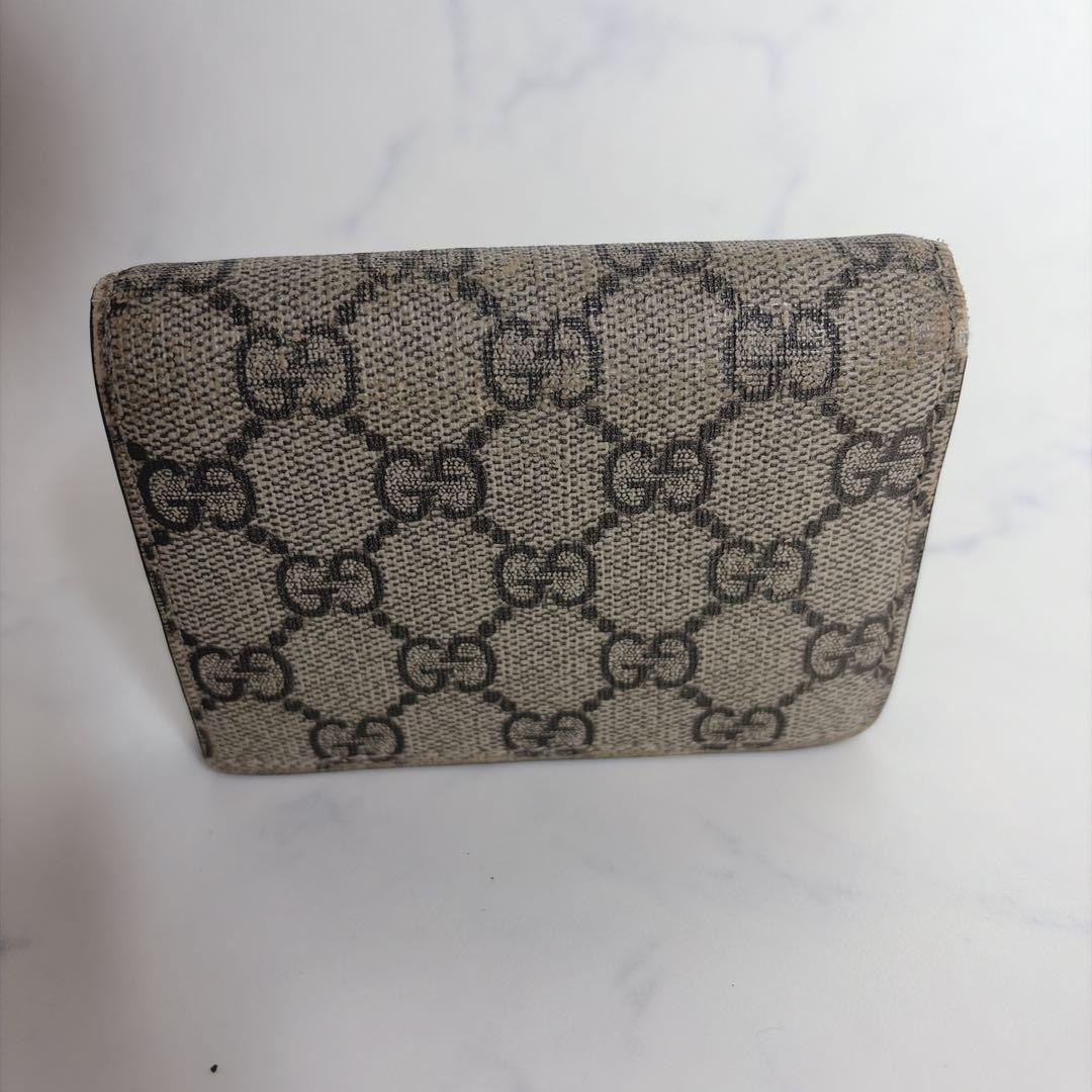 GUCCI グッチ GGスプリーム 2つ折り財布 さくらんぼ チェリー