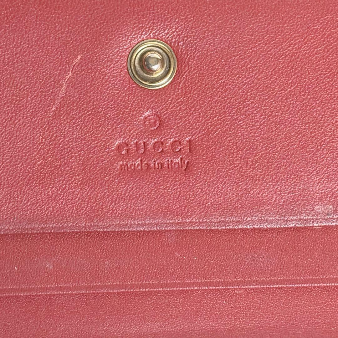 GUCCI グッチ GGスプリーム 2つ折り財布 さくらんぼ チェリー
