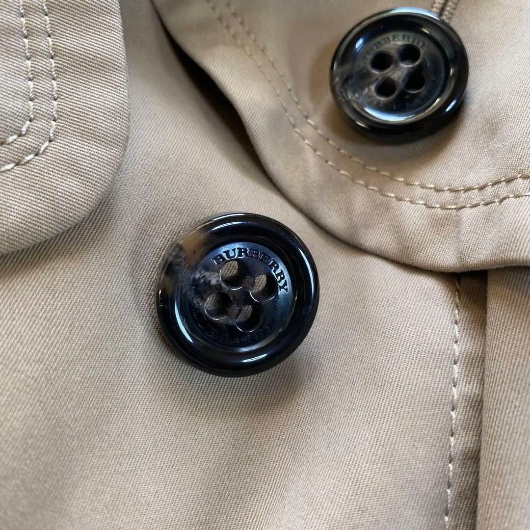 ま*ぎ様 美品✨BURBERRY BLUELABEL 襟元 ノバチェック トレン