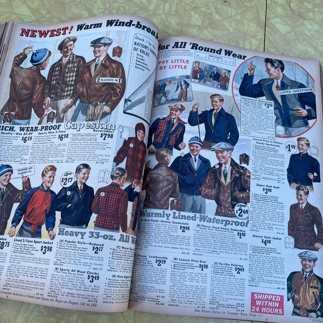 USA VINTAGE 1938年 Spiegelスピーゲルカタログ500ページ