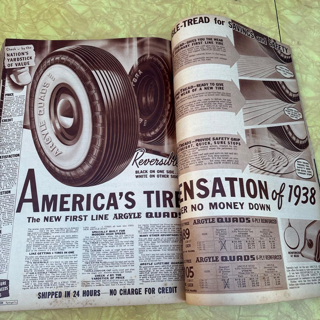 USA VINTAGE 1938年 Spiegelスピーゲルカタログ500ページ