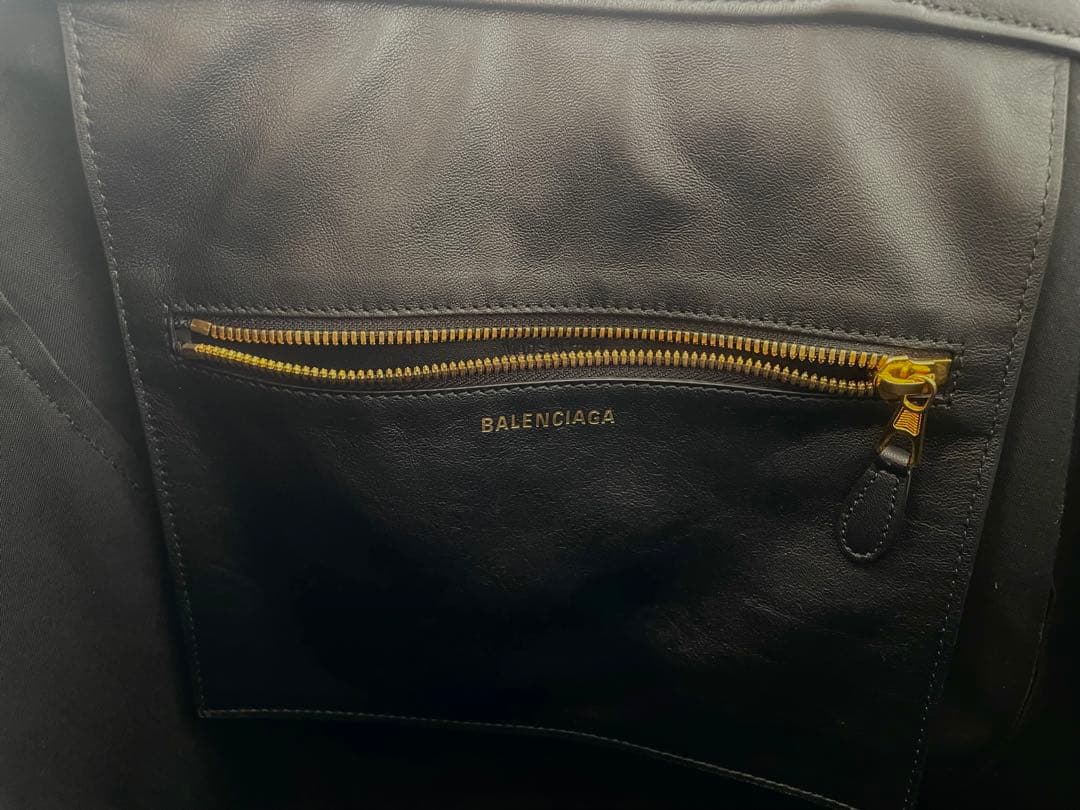 BALENCIAGA フリンジ レザー ランドリーカバ トートバッグ