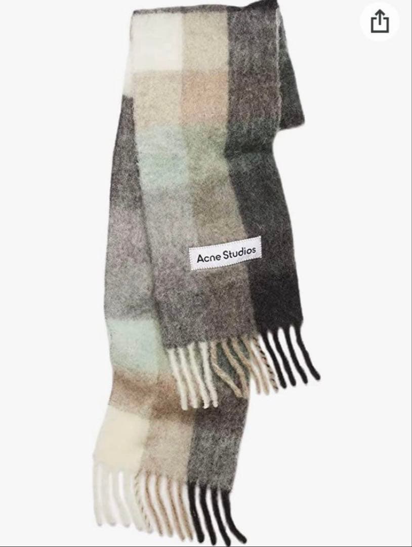 Acne Studios アグネストゥデイオス　チェックマフラー 新品未使用