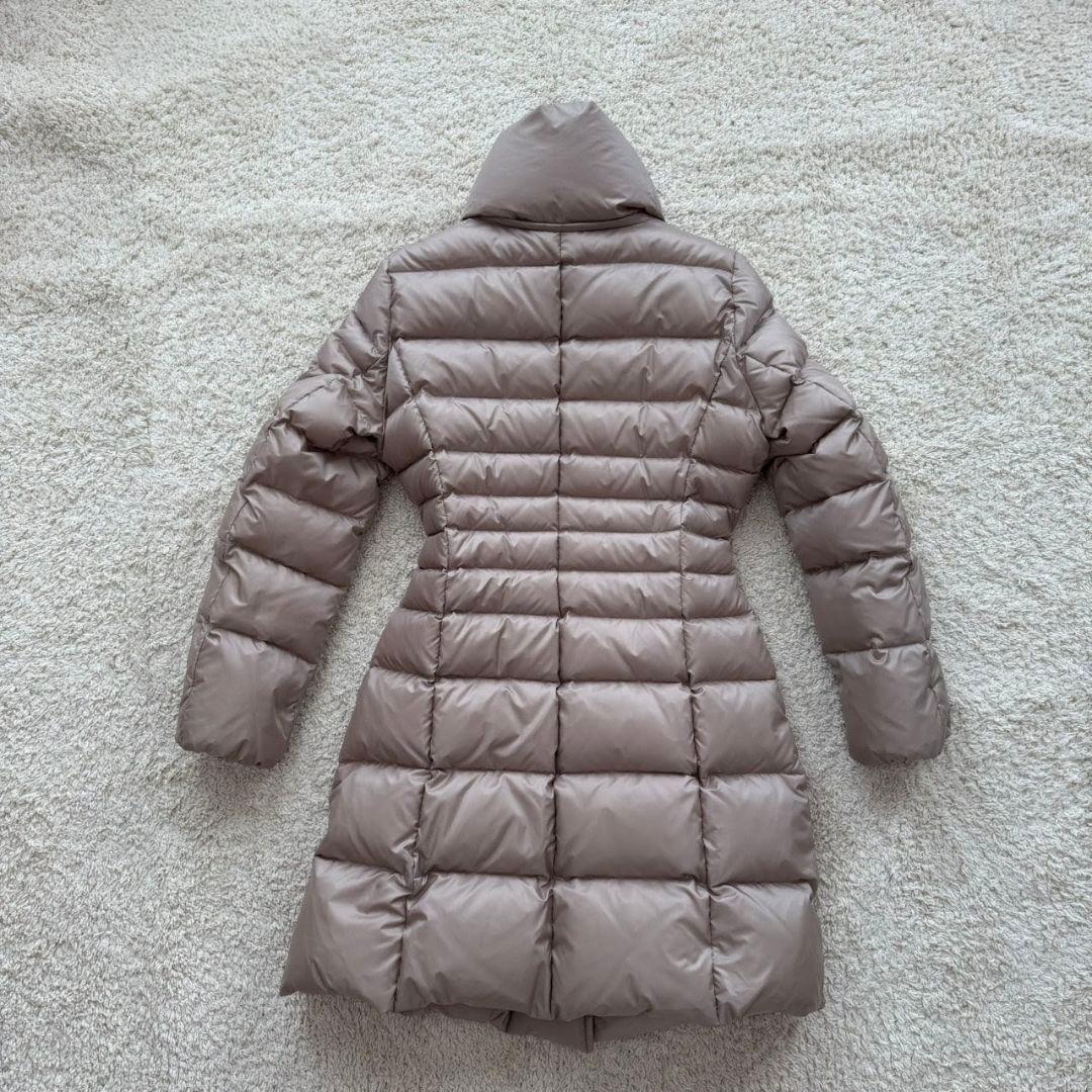 美品✨️23区 ダウンコート 大きいサイズ 42 XL ベージュ 異素材襟