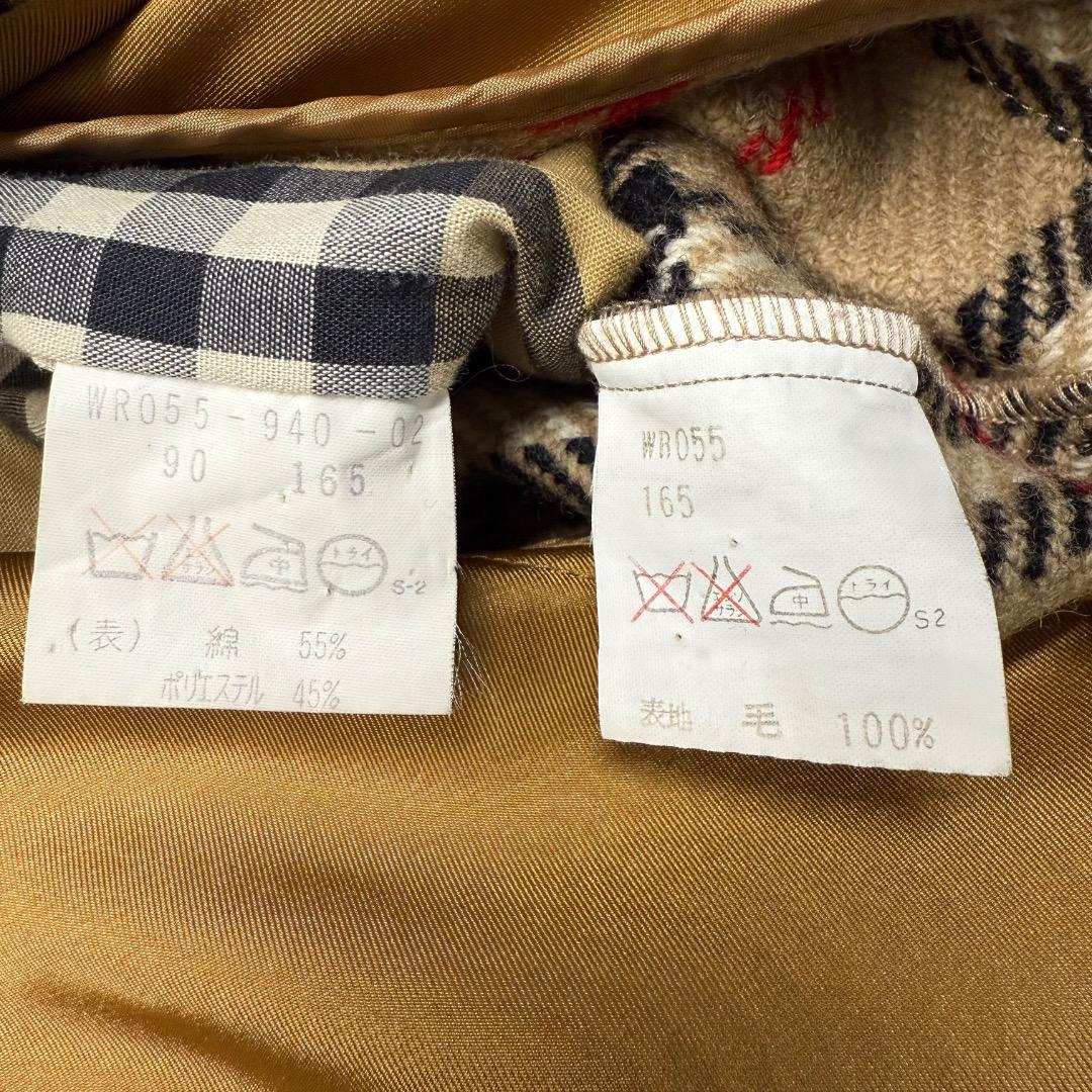 ◉Ad1001 Burberry ステンカラーコート クリーニング済 ネーム有