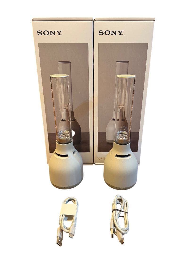 美品★SONY S LSPX-S3 グラスサウンドスピーカー 2個セット