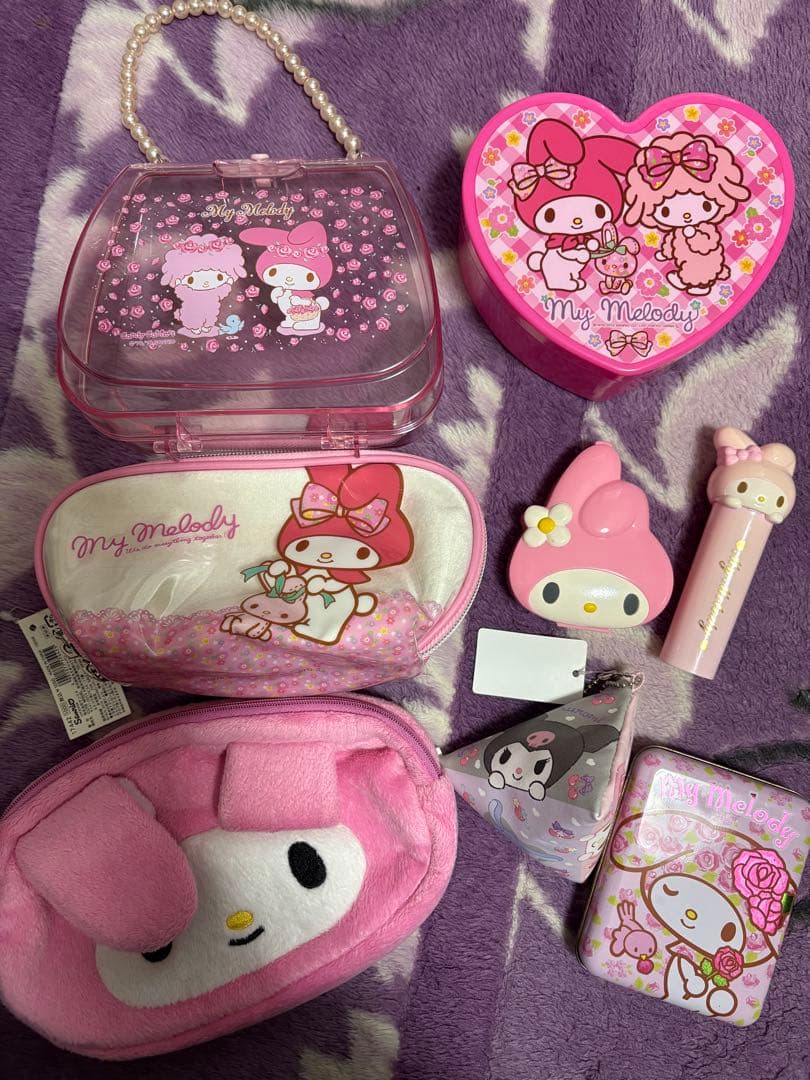 出回りなし多数 マイメロ ピアノ アクセサリーケース 綿棒ケース ペンケース