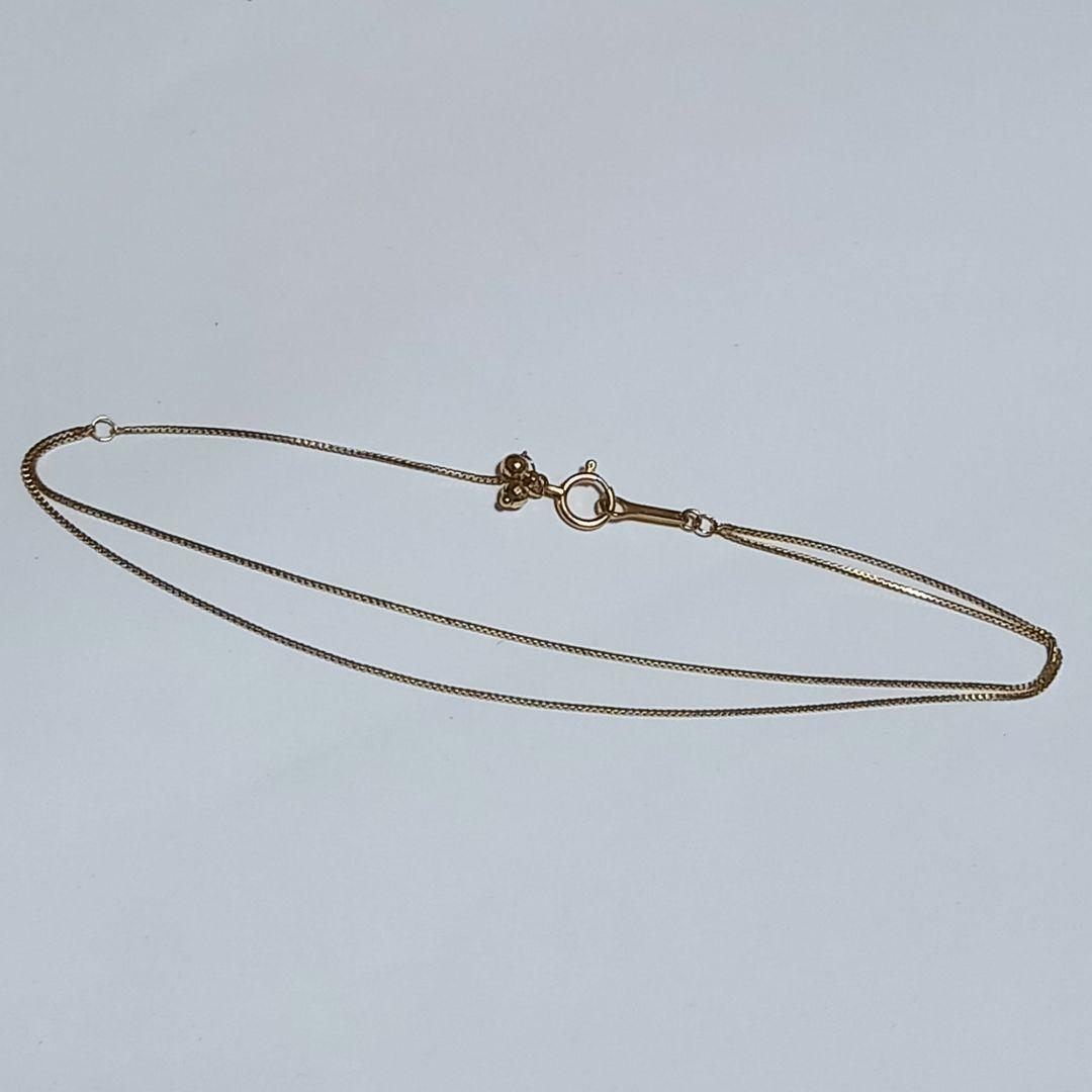 agete　K10 ベネチアンチェーン 2連 ブレスレット