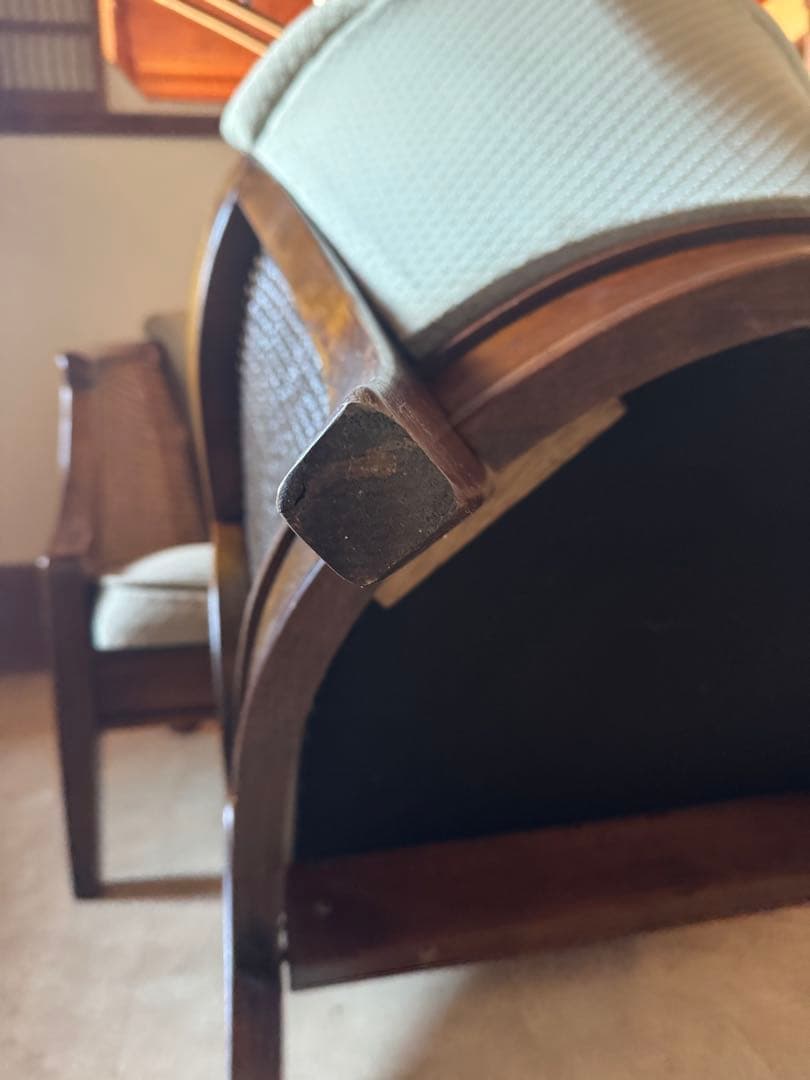 三越家具 アームチェア 1P 2脚在庫あり