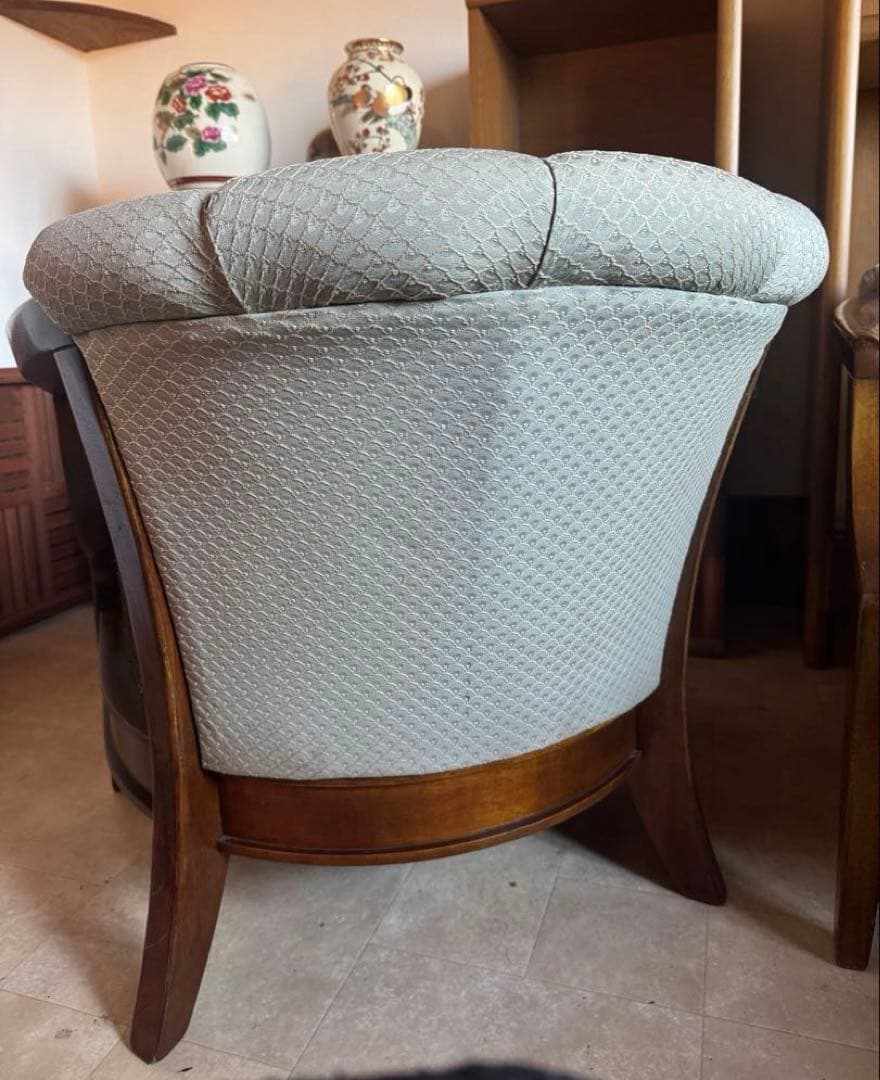 三越家具 アームチェア 1P 2脚在庫あり