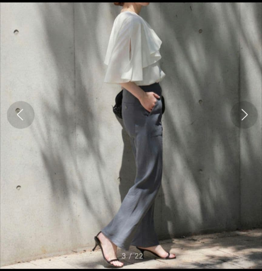 VERMEIL par iena　TAC/E クロスケープブラウス