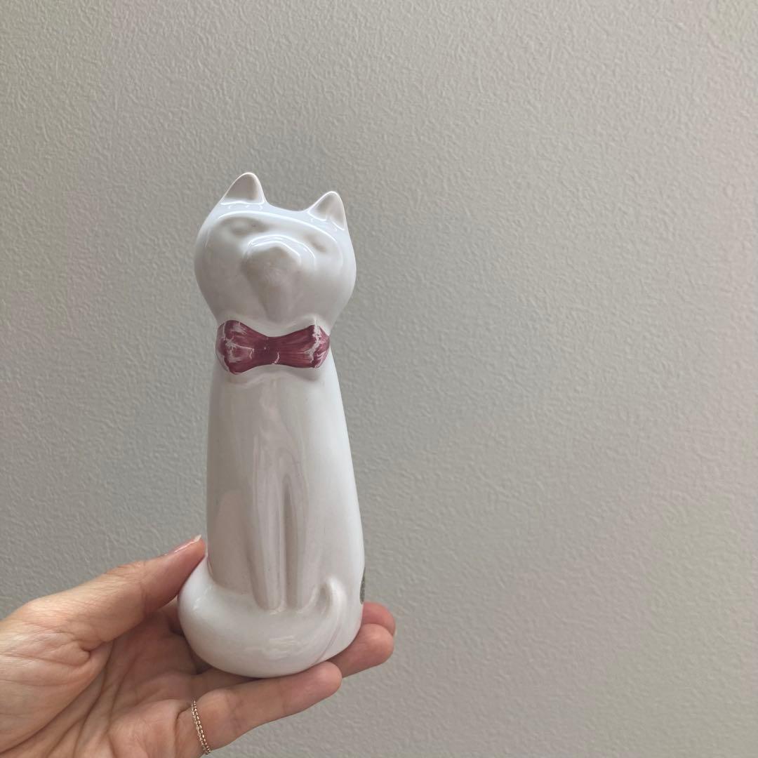 北欧ヴィンテージ　希少　ガブリエル　Gabriel　おすわり猫さんの陶製オブジェ