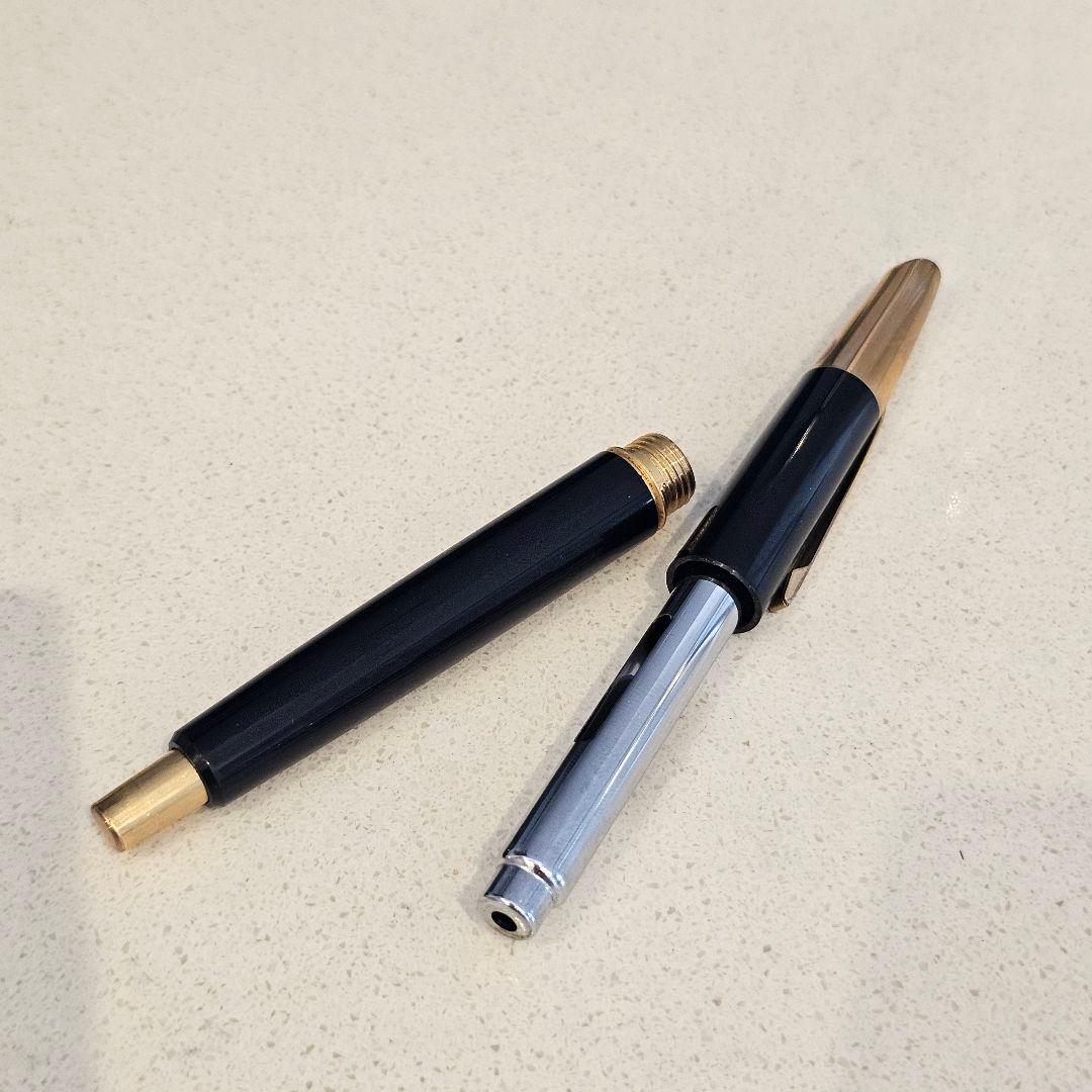 PILOT キャップレス ノック式 ヴィンテージ万年筆14K