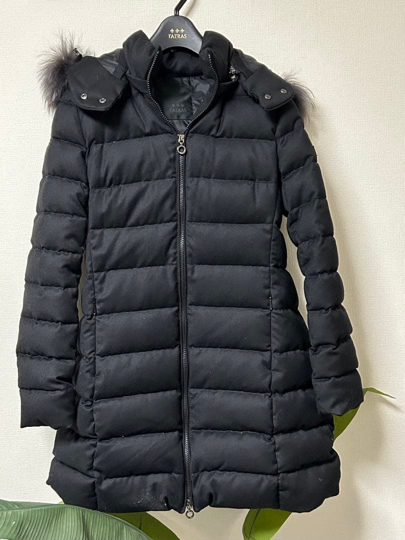 【美品】TATRAS タトラス ダウンコート ラビアナ　ブラック　03