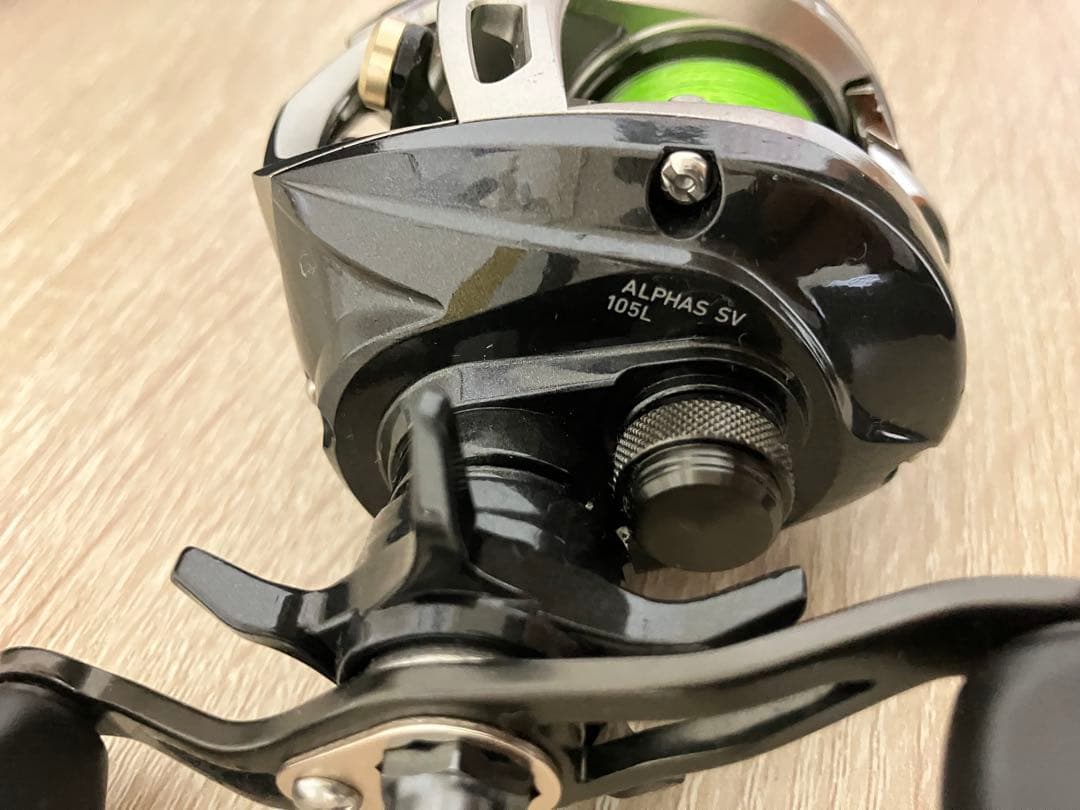 ALPHAS SV 105L ベイトリール(PE1号)