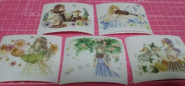 334.人物マステ1ループ切り売り150円