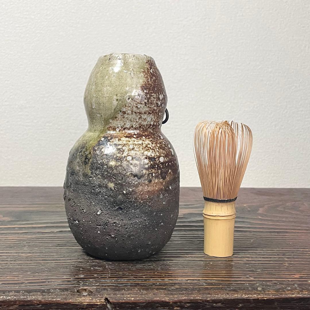 信楽焼 瓢箪 掛花入 花器 伊賀焼 時代