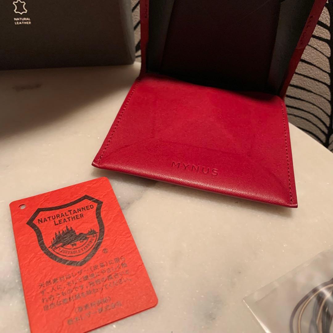 【MYNUS /FLIP UP WALLET plus】ミニマリスト　小銭　財布