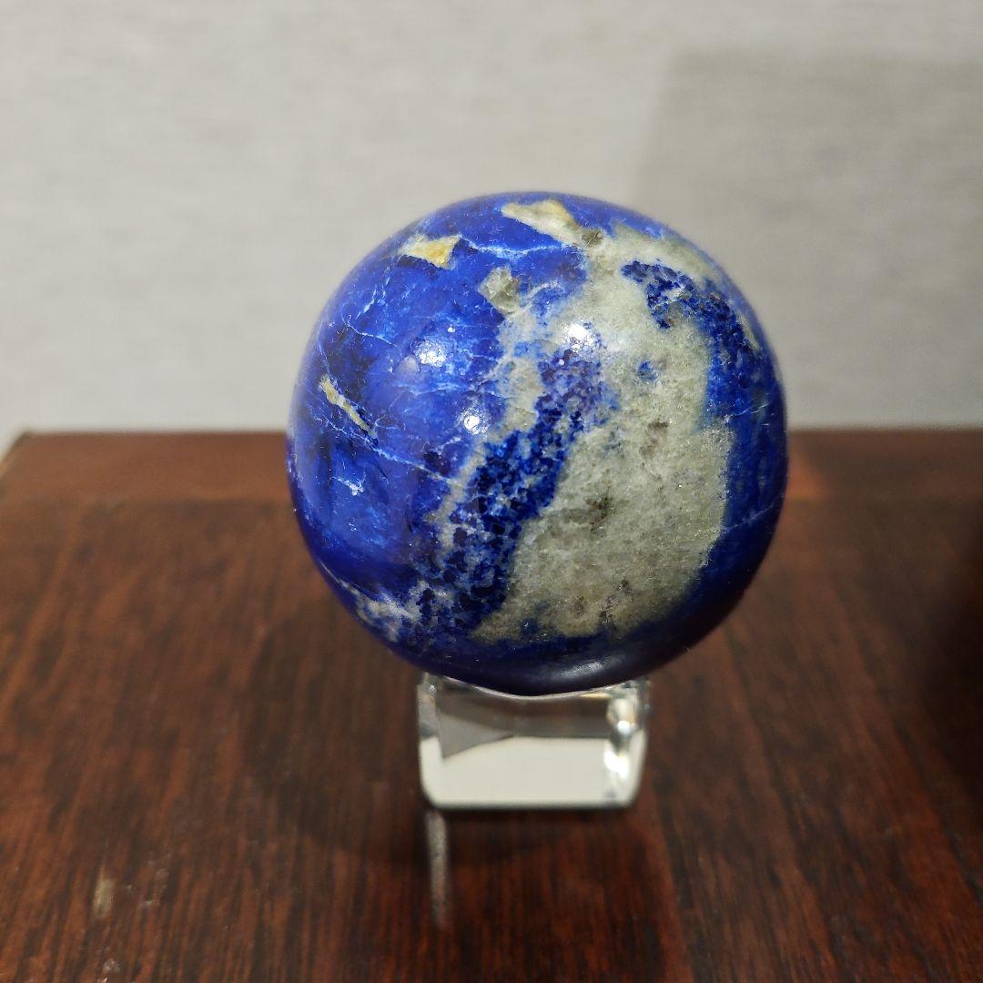 【パワーストーン】ラピスラズリ 球体 約4cm スタンド付き