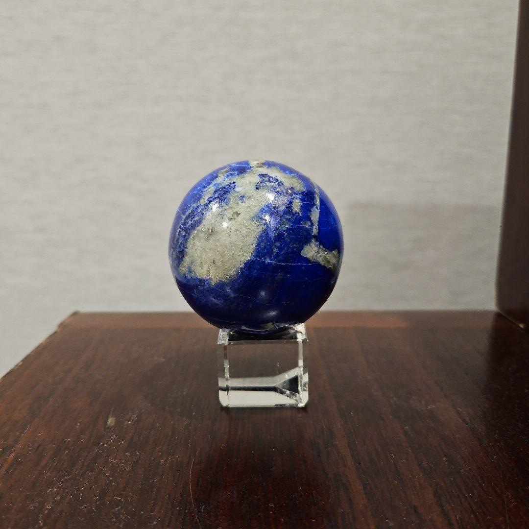 【パワーストーン】ラピスラズリ 球体 約4cm スタンド付き
