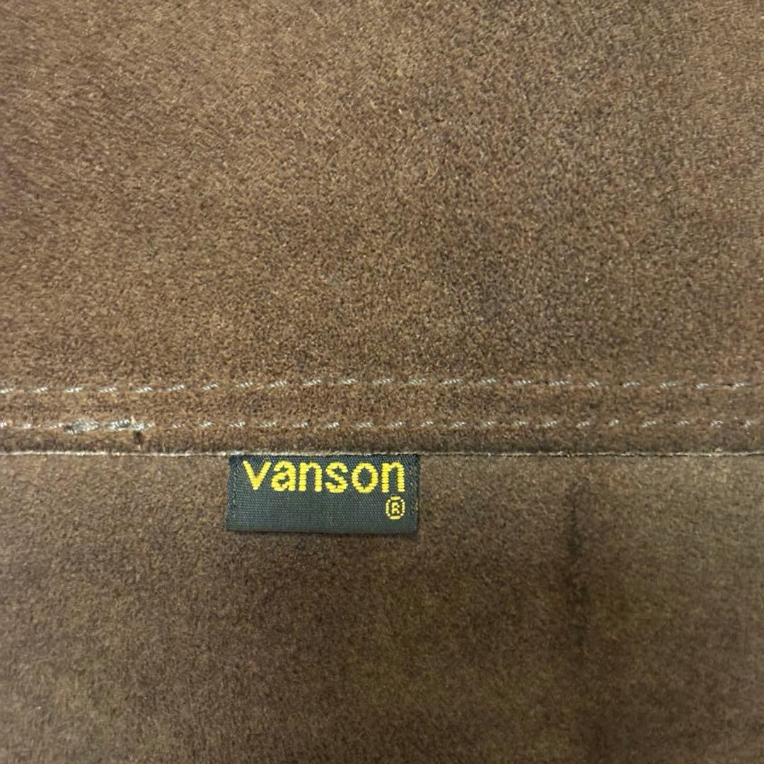 バッグ 90's VANSON Leather Suede Tote Bag