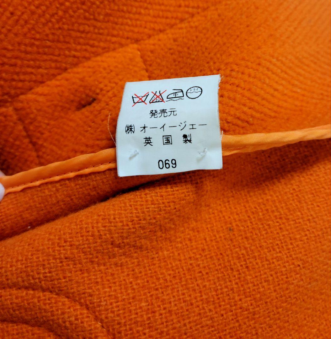 OLD ENGLAND オールドイングランドクラシカル上品ダッフルコートオレンジ