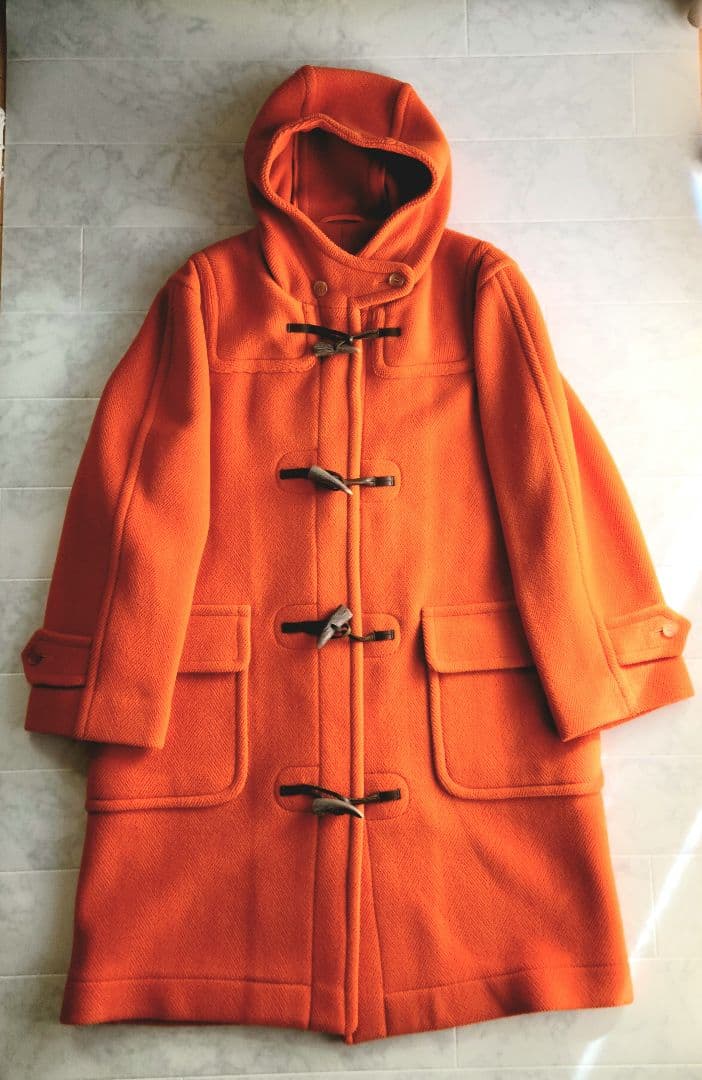 OLD ENGLAND オールドイングランドクラシカル上品ダッフルコートオレンジ
