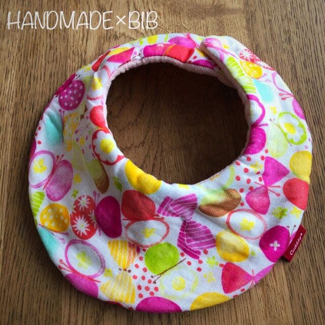 ハンドメイド スタイ よだれかけ＊ふわふわガーゼスタイ